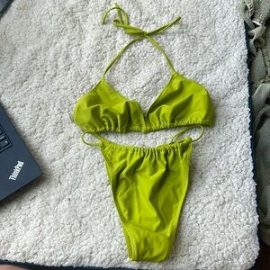 Soft & Wet Green Bikini NWOT